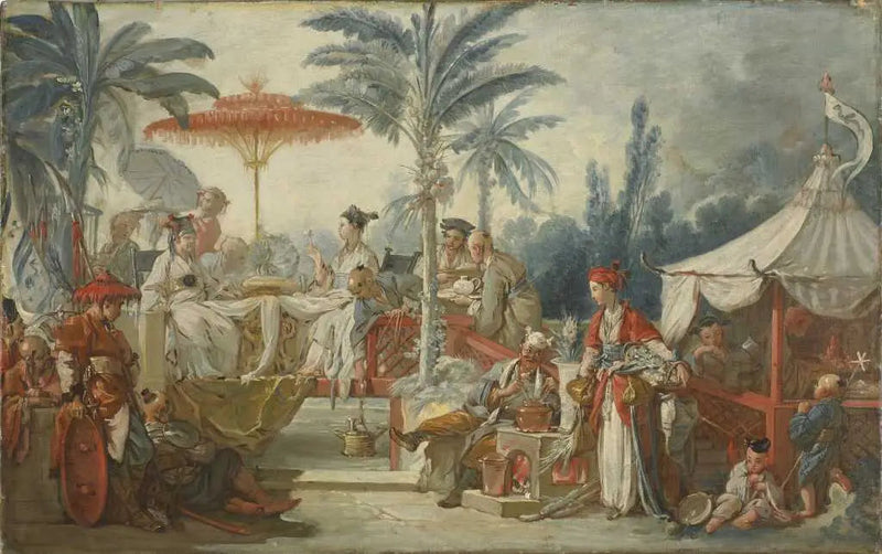 Keiserens festmåltid i Kina - François Boucher