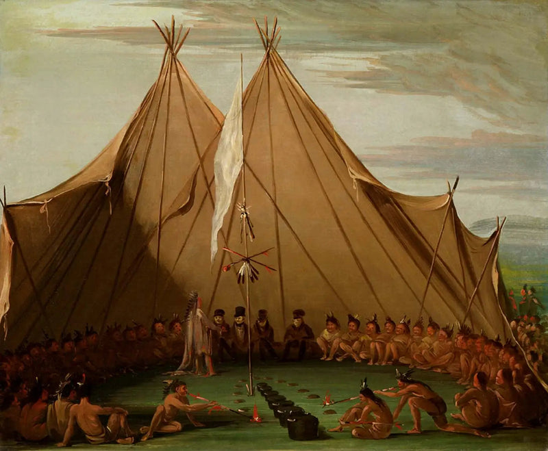 Festmåltid for hunden Sioux - George Catlin

Source:
Festin du chien Sioux - George Catlin
