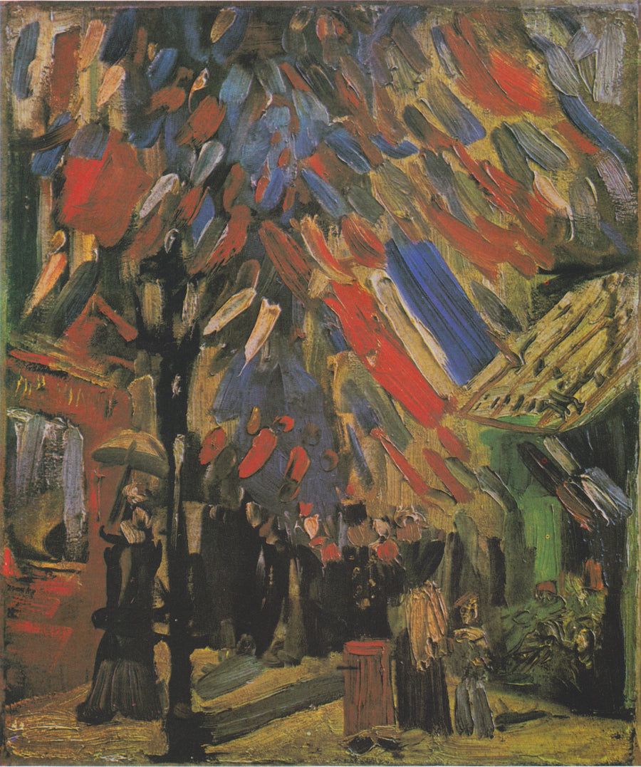 14. juli-feiringen i Paris - Vincent van Gogh