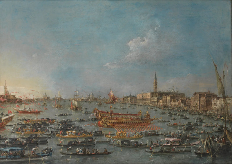 Bucintoro-festene i Venezia - Francesco Guardi