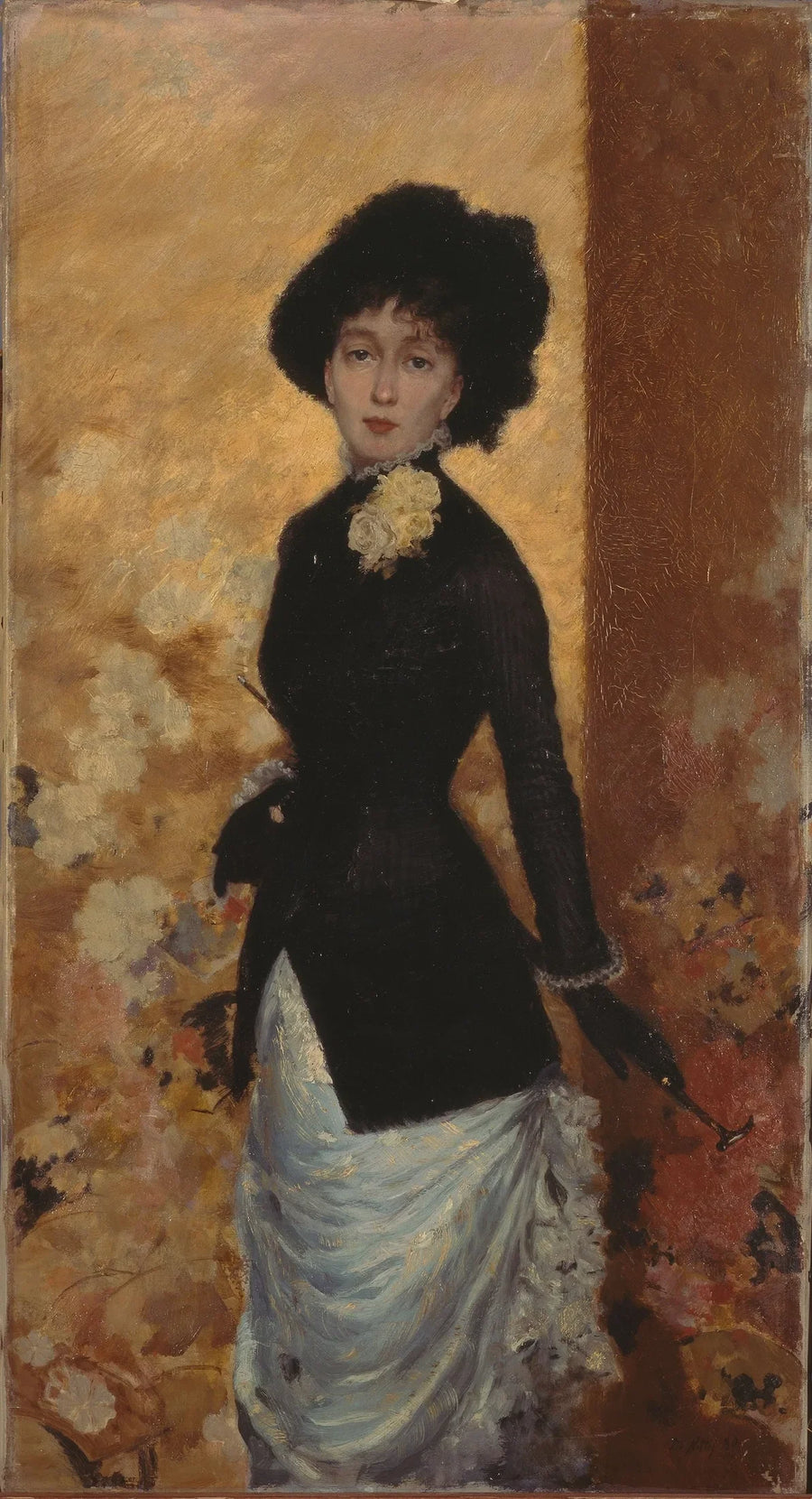 Kvinnefigur (Léontine De Nittis) - Giuseppe De Nittis