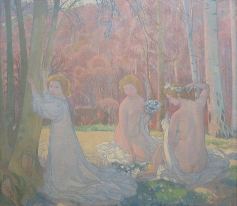 Figurer i et vårlandskap (Hellig skog) - Maurice Denis