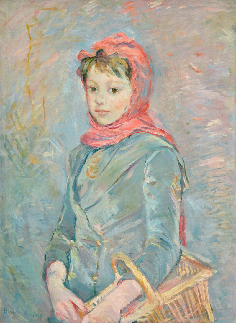 Nett med en kurv - Berthe Morisot