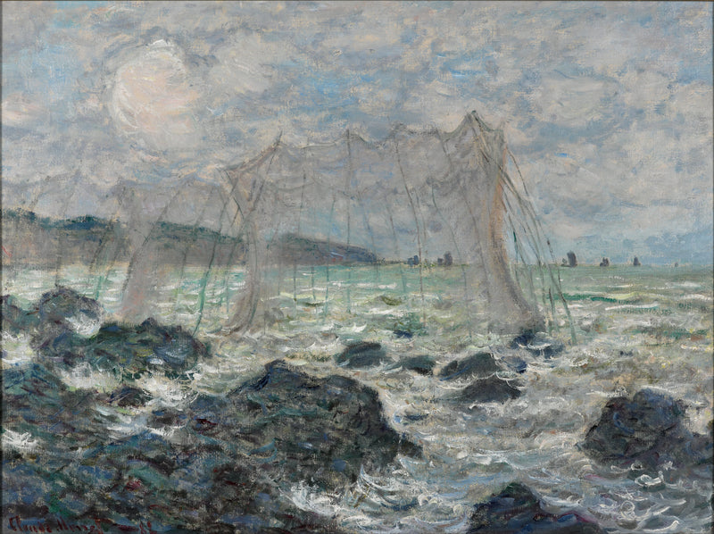 Fiskegarn i Pourville W768 - Claude Monet