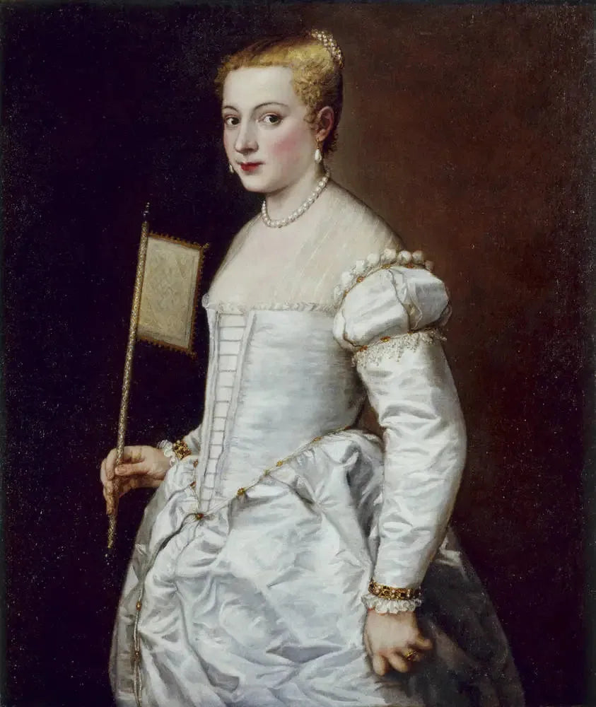 Jente med vifte - Titian