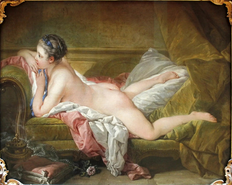 Langhåret jente - François Boucher