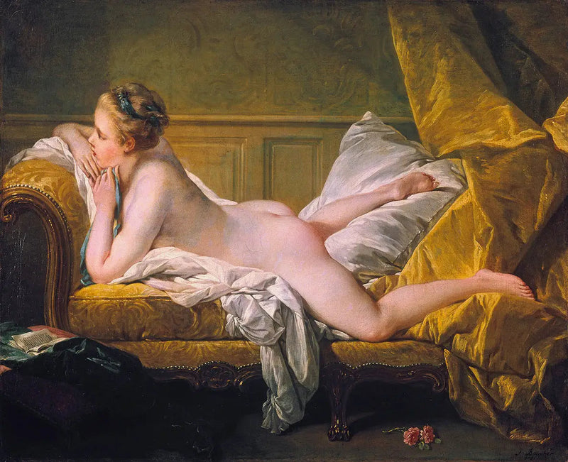 Langhåret jente - François Boucher