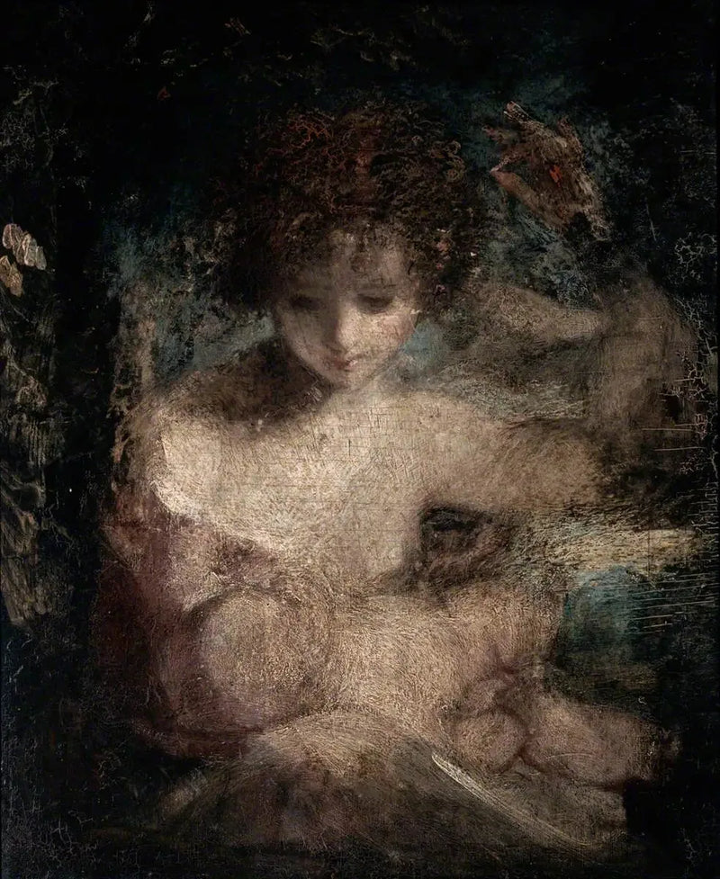 Jente med en baby - Joshua Reynolds