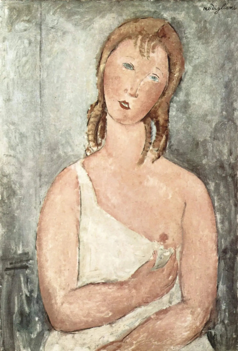 Jente i skjorte - Amedeo Modigliani