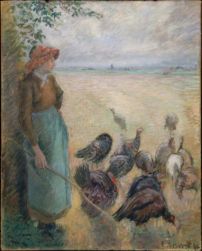 Tyrkisk jente - Camille Pissarro