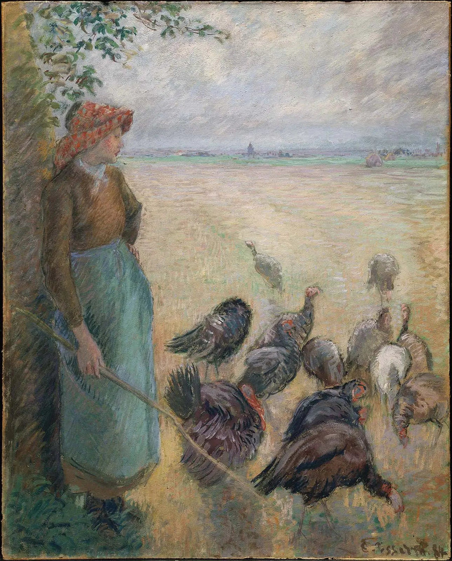 Tyrkisk jente - Camille Pissarro