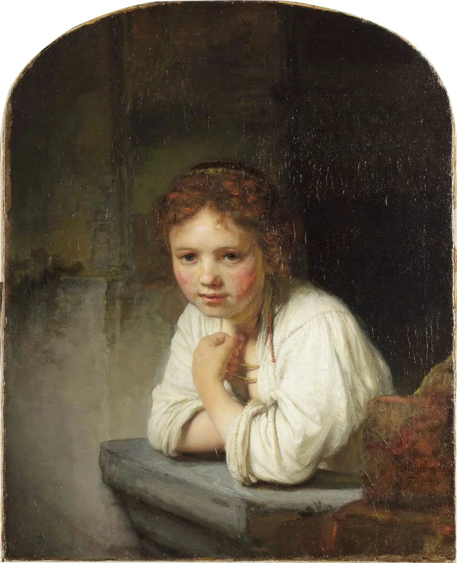 Jente ved vinduet - Rembrandt