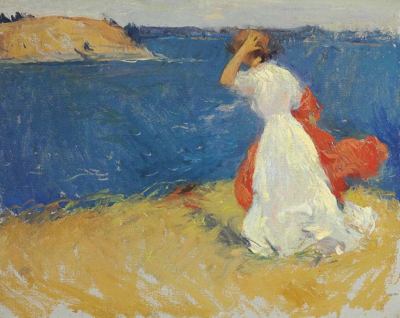 Jente på odde - Frank Weston Benson