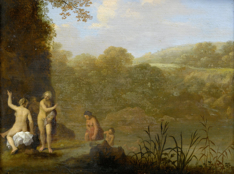 Filles au bain - Cornelis van Poelenburgh