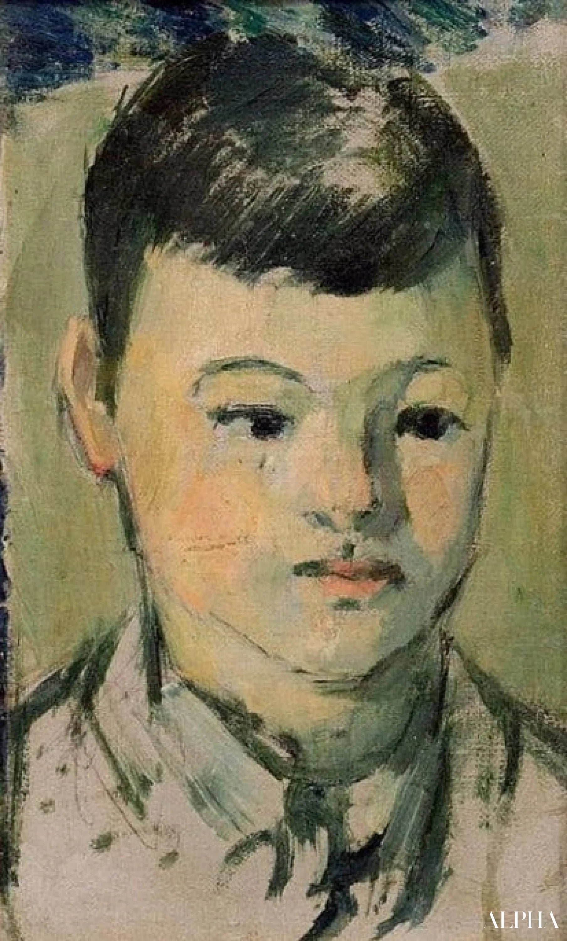 Sønn av kunstneren - Paul Cézanne - Høykvalitets reproduksjoner av malerier og bilder