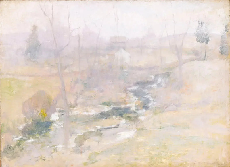 Slutten på vinteren - John Henry Twachtman
