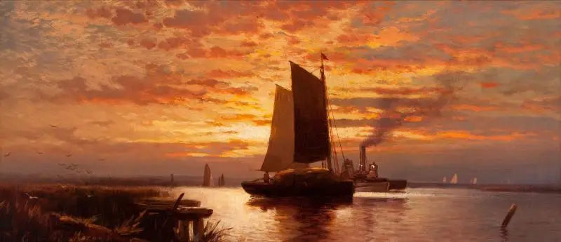 Slutten på dagen, New York havn - Edward Moran

Source:
Fin de la journée, port de New York - Edward Moran