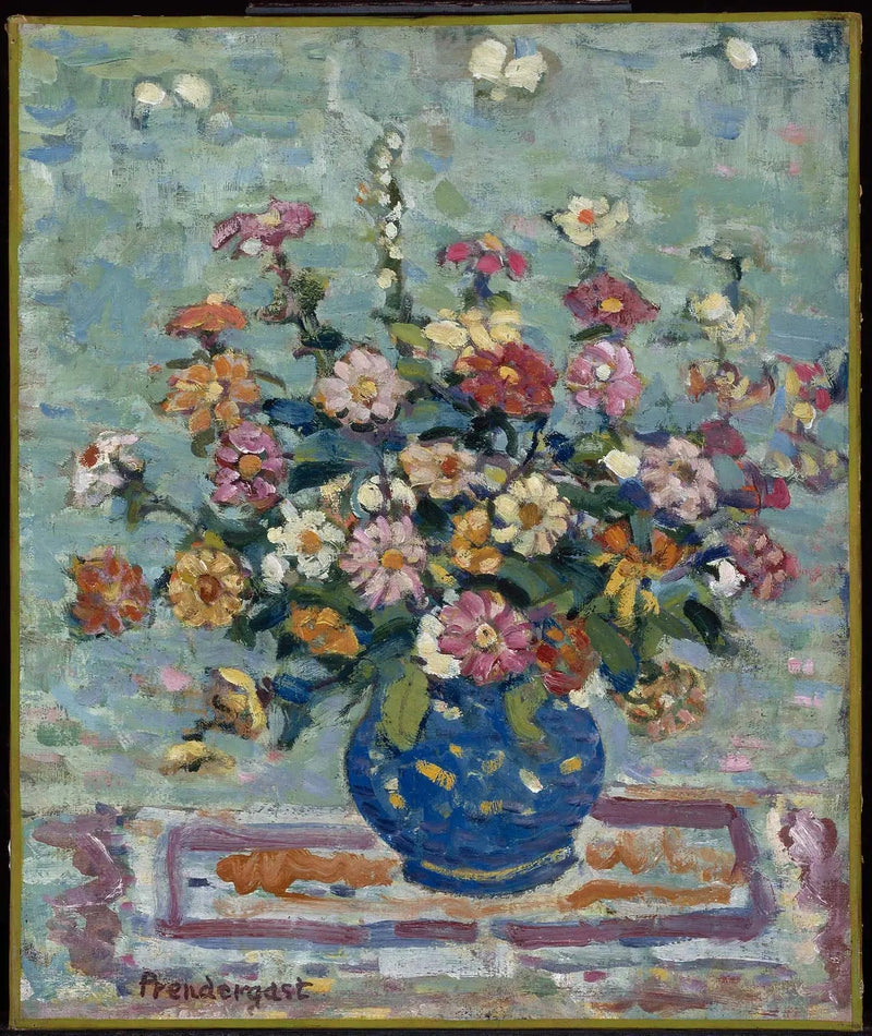 Blomster i en blå vase - Maurice Prendergast

Source:
Fleurs dans un vase bleu - Maurice Prendergast