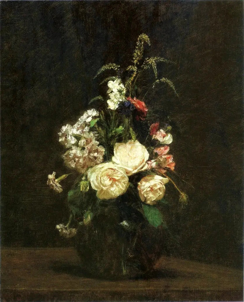 Blomster i en glassvase. - Henri Fantin-Latour

Source:
Fleurs dans un vase en verre. - Henri Fantin-Latour