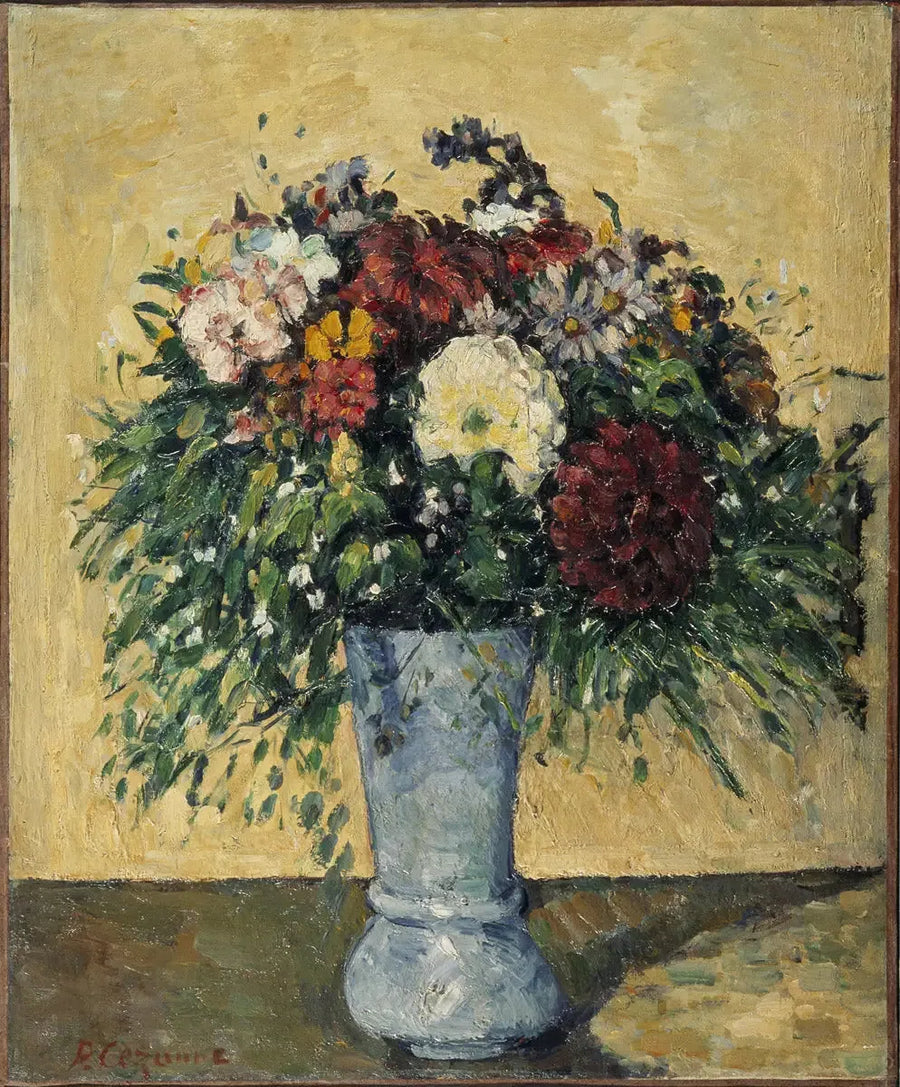 Blomster i en vase - Paul Cézanne