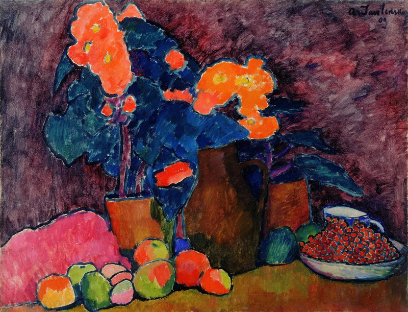 Blomster, frukt og krukke - Alexej von Jawlensky

Source:
Fleurs, fruits et cruche - Alexej von Jawlensky