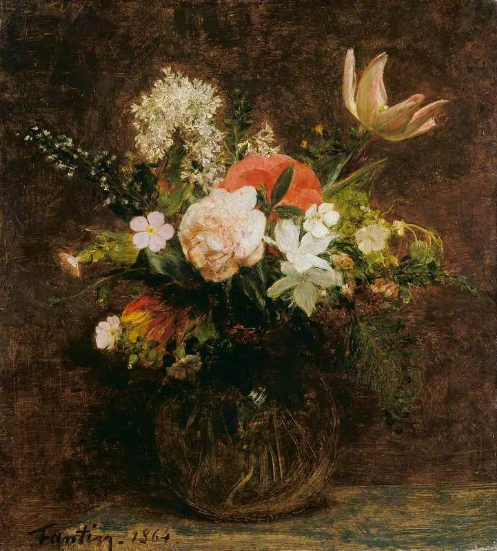 Blomster: Tulipaner, Azaleer og Roser - Henri Fantin-Latour

Source:
Fleurs : Tulipes, Azalées et Roses - Henri Fantin-Latour