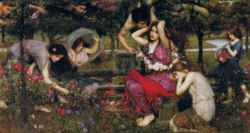 Flora og zephyrerne - John William Waterhouse