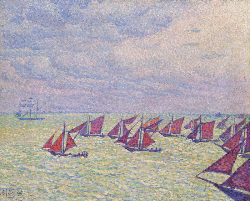Flottille d’Arnemuiden - Théodore van Rysselberghe
