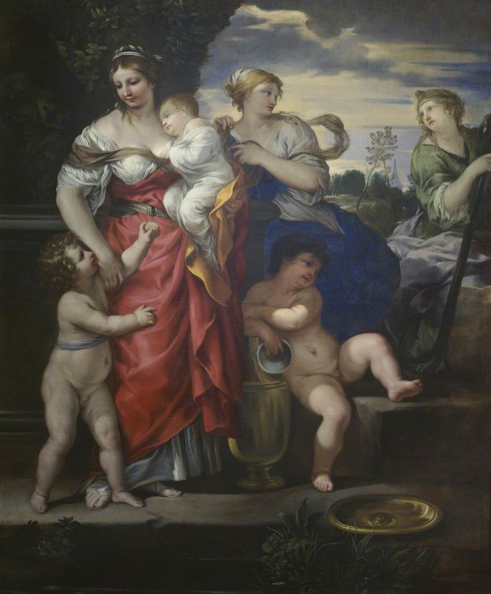Foi, Espérance et Charité - Pietro da Cortona image 1 copie de tableau peinte à la main