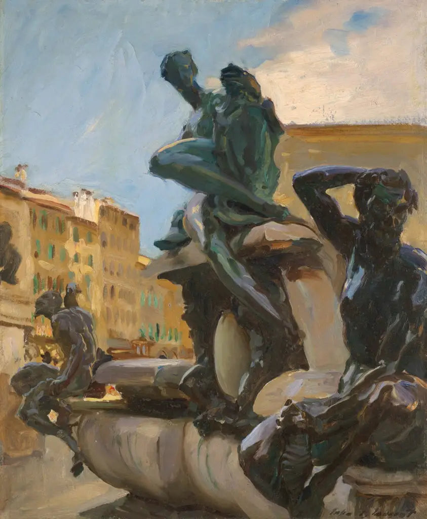 Neptuns fontene - John Singer Sargent