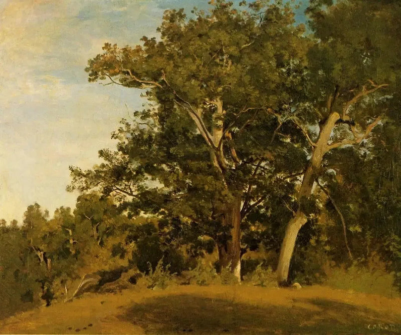 Fontainebleau – Ved Apremont-kløftene - Jean-Baptiste Camille Corot
