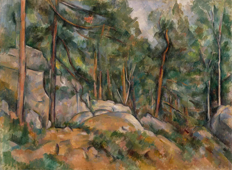 Skoginteriør - Paul Cézanne