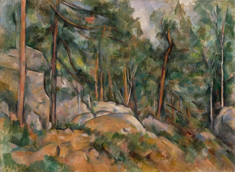 Skoginteriør - Paul Cézanne