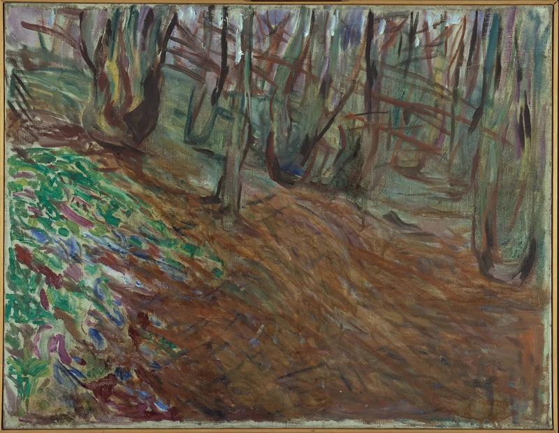 ormeskog om våren - Edvard Munch