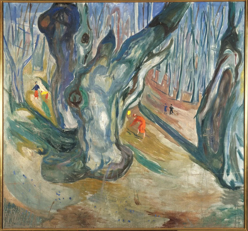 ormeskog om våren - Edvard Munch