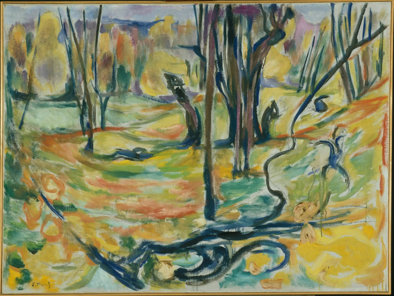 elmeallé i høst - Edvard Munch