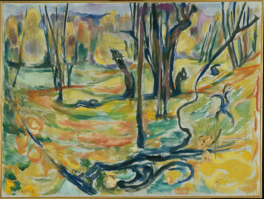 elmeallé i høst - Edvard Munch