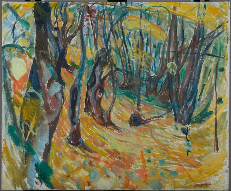 elmeallé i høst - Edvard Munch