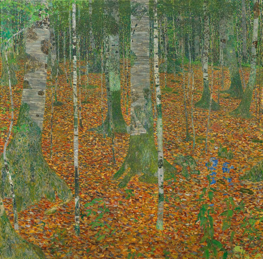 Bjørkeskog - Gustav Klimt