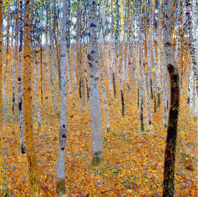 Bjørkeskog - Gustav Klimt