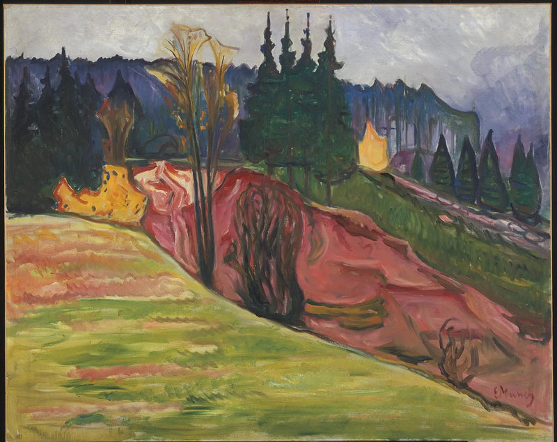 Thüringer Skog - Edvard Munch
