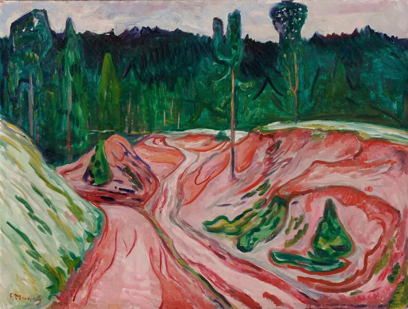 Thüringer Skog - Edvard Munch
