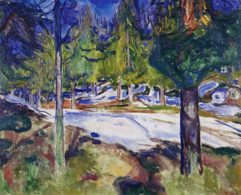 Skog - Edvard Munch