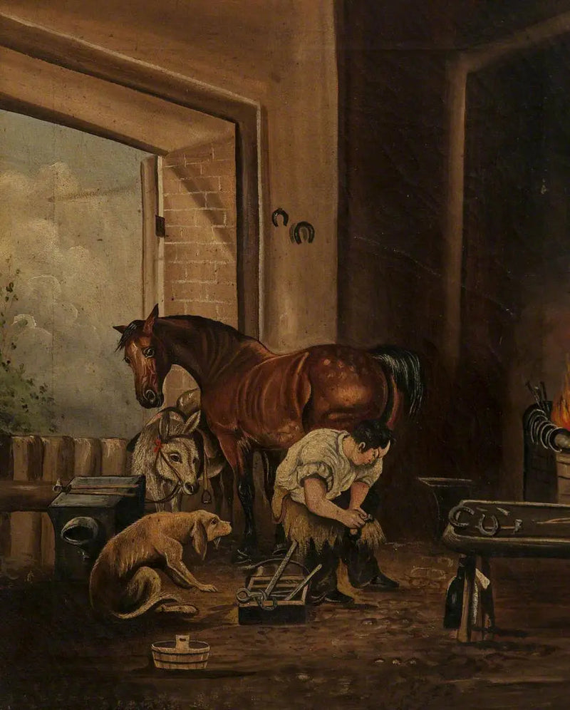Smedje og smie - Edwin Henry Landseer

Source:
Forgeron et forge - Edwin Henry Landseer