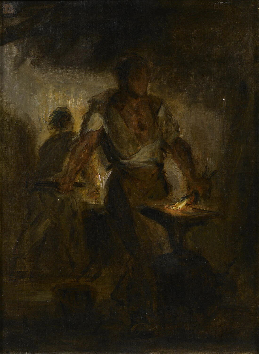 Le Forgeron - Eugène Delacroix