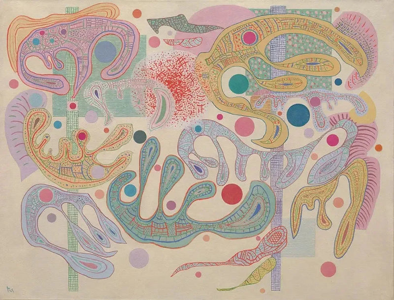 Kaprisiøse former - Vassily Kandinsky
