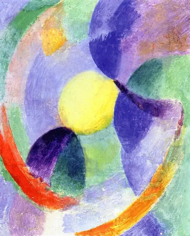 Sirkulære former, Måne nr. 3 - Robert Delaunay