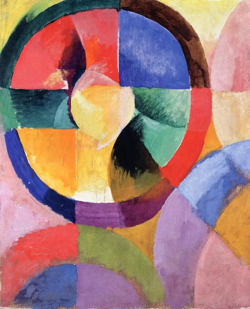 Sirkulære former, Sol nr. 1 - Robert Delaunay