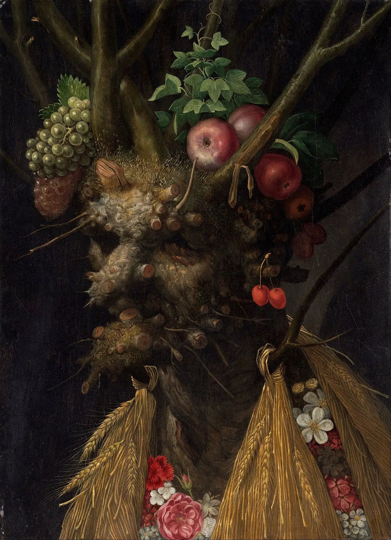Fire årstider i ett hode - Giuseppe Arcimboldo

Source:
Four Seasons in One Head - Giuseppe Arcimboldo
