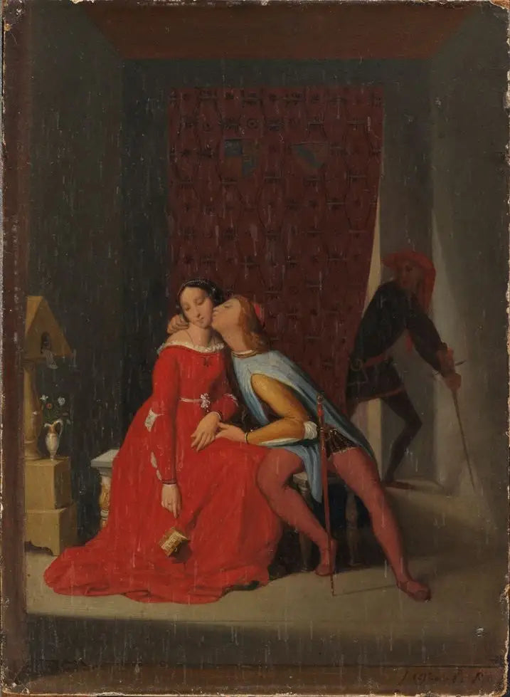 Francesca da Rimini og Paolo Malatesta - Jean-Auguste-Dominique Ingres